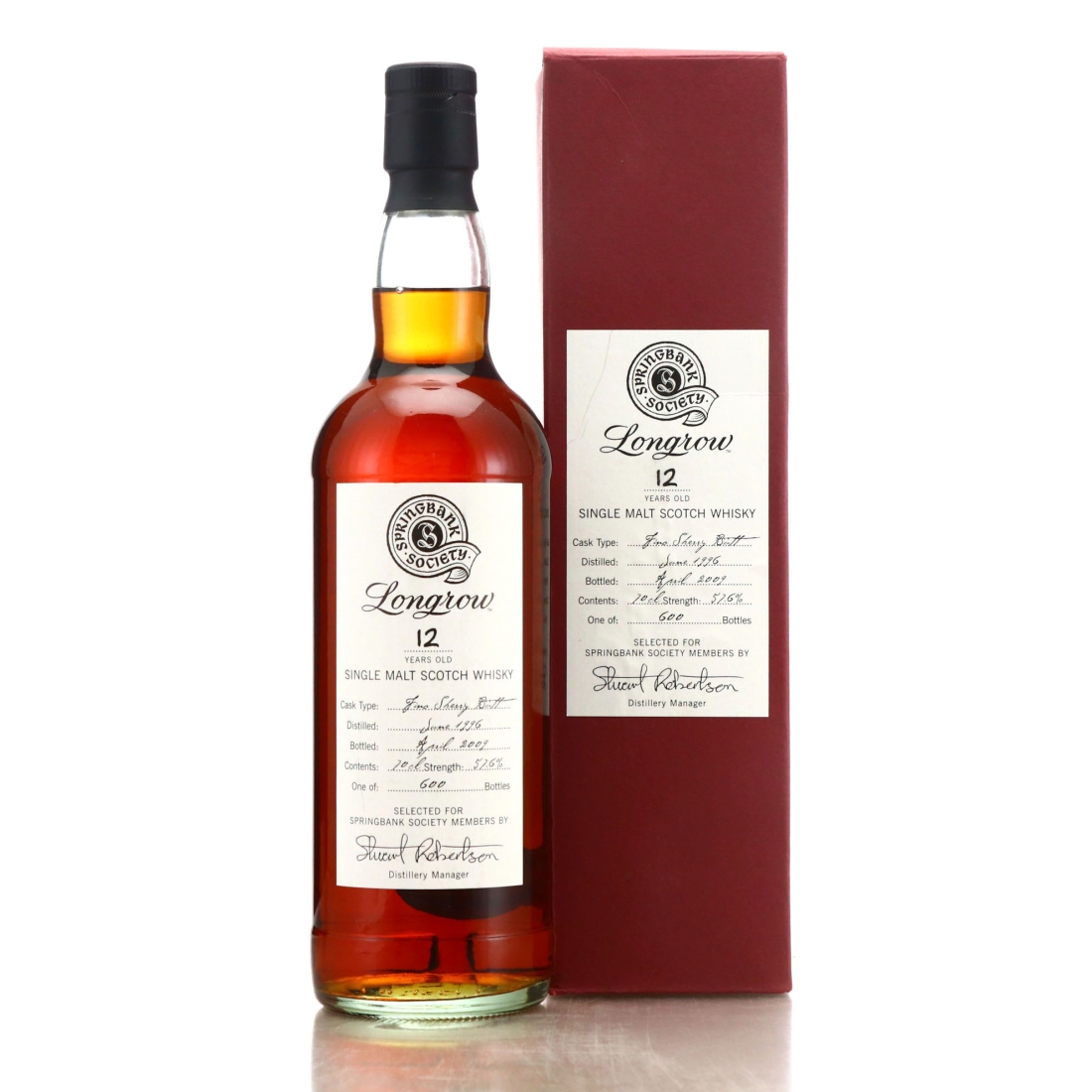 Longrow 1996 Springbank Society 12 Year Old / Fino Sherry Butt