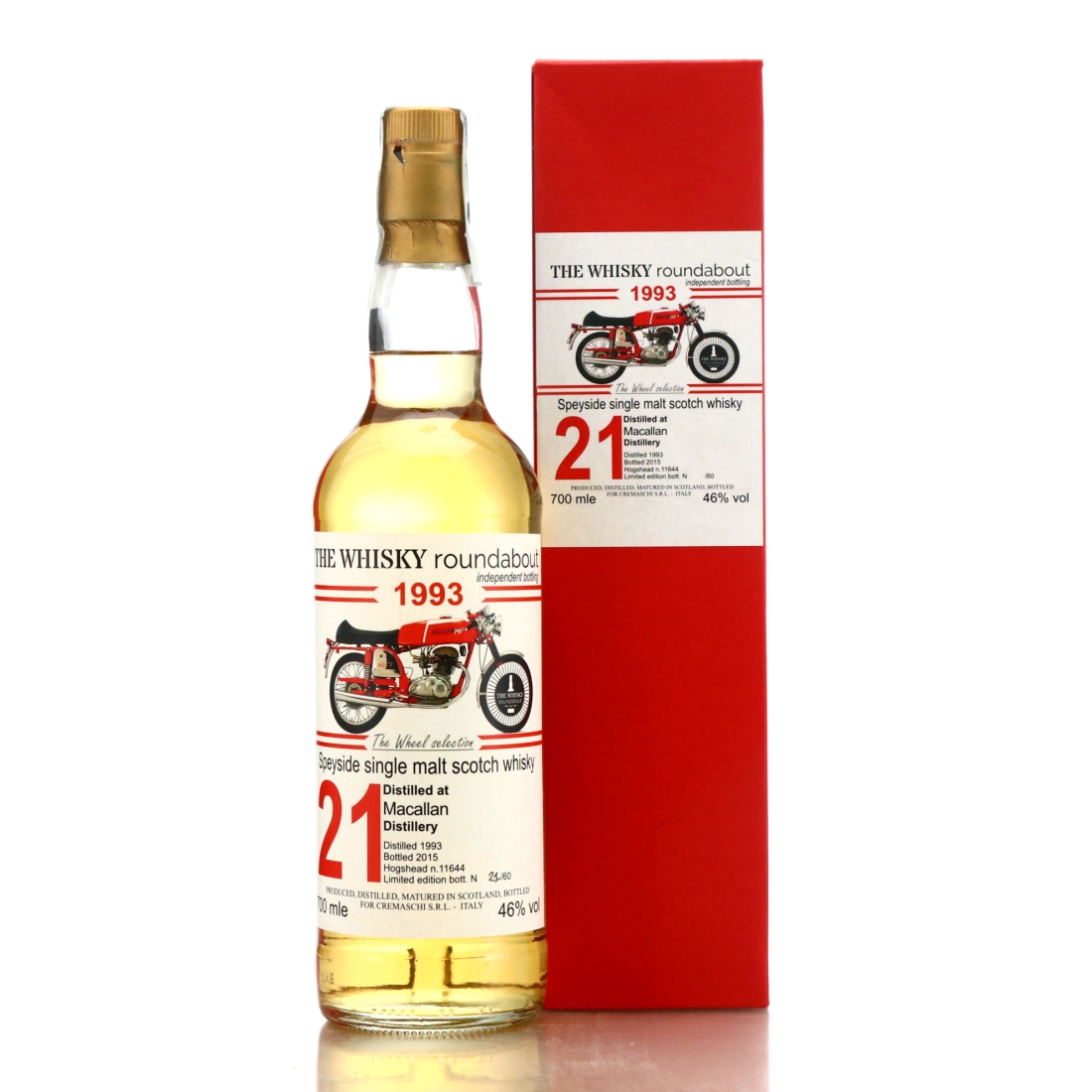 Macallan 1993 The Whisky Roundabout 21 Year Old Wheel Selection