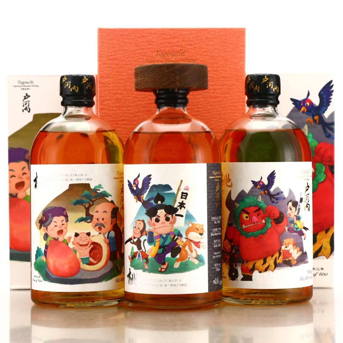 Togouchi Momotaro Limited Edition Set 3 x 70cl