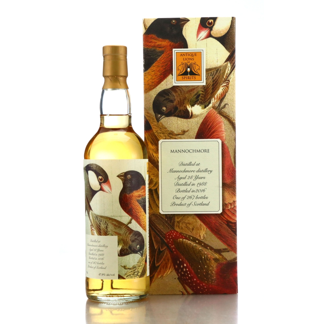 Mannochmore 1988 Antique Lions 28 Year Old / The Birds