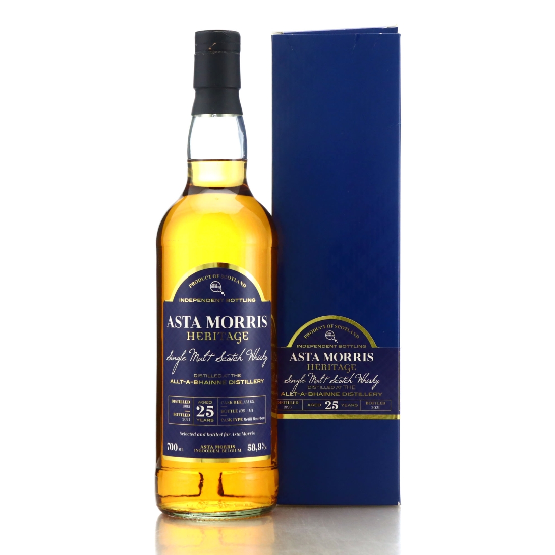 Allt-A-Bhainne 1995 Asta Morris Heritage 25 Year Old