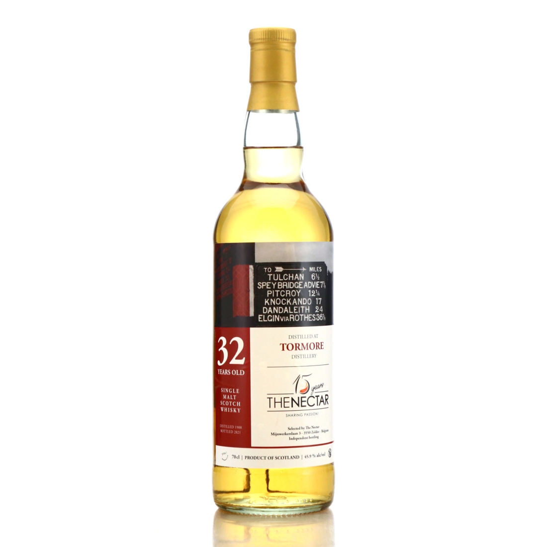 Tormore 1988 The Nectar 32 Year Old / 15th Anniversary