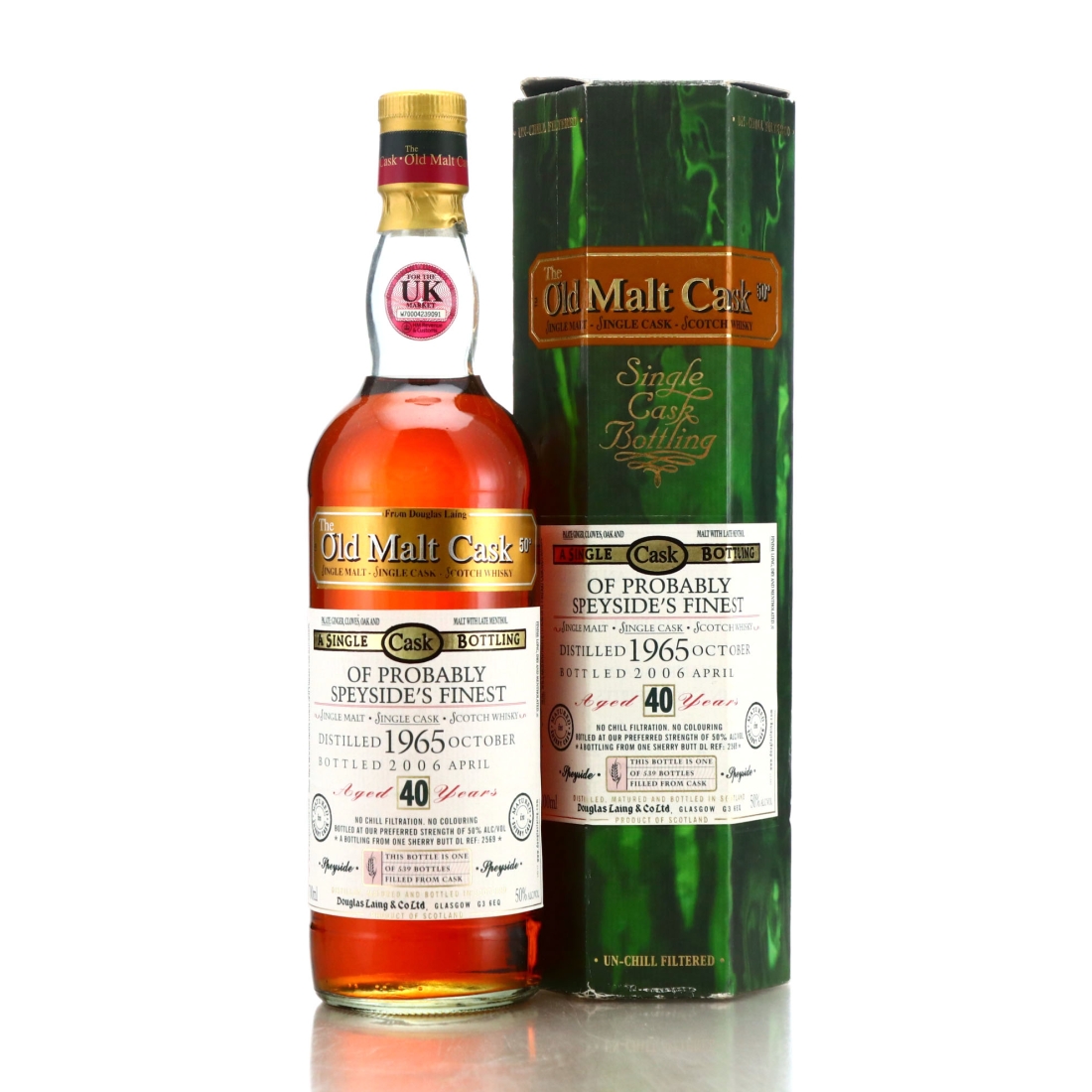 Glenfarclas 'Probably Speyside's Finest' 1965 Douglas Laing 40 Year Old
