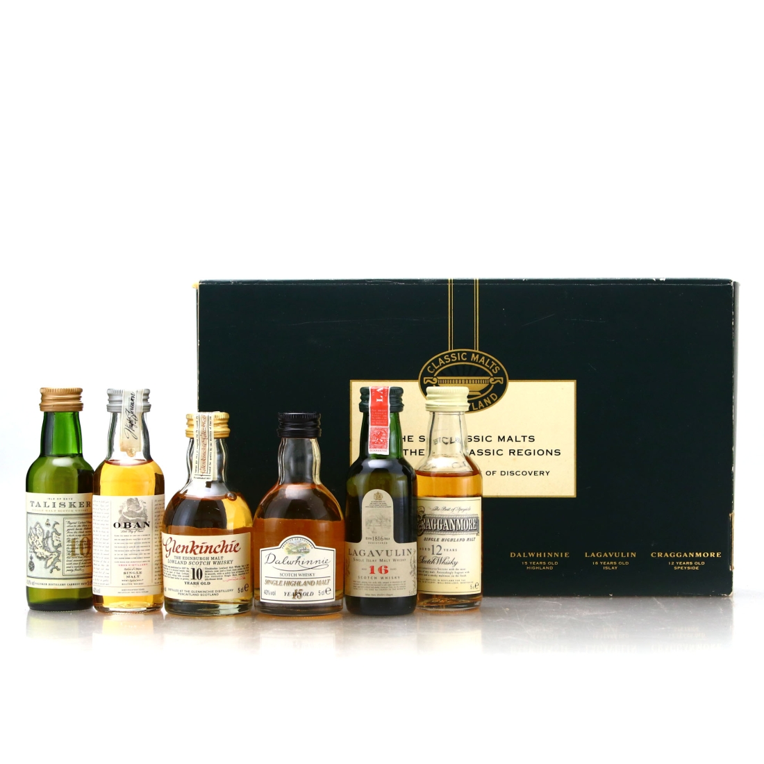 Classic Malts Miniatures x 6 1980s