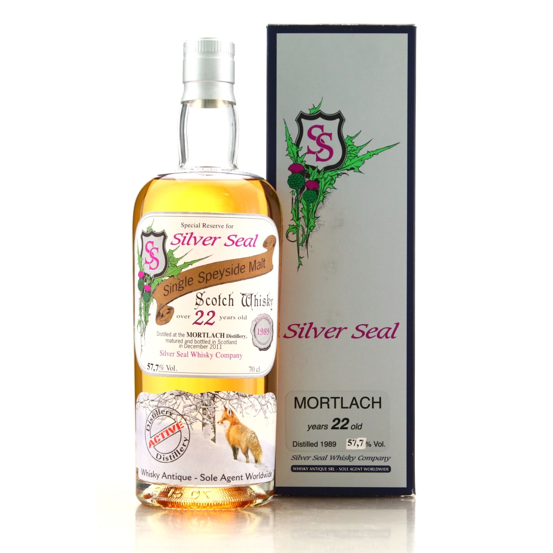 Mortlach 1989 Silver Seal 22 Year Old