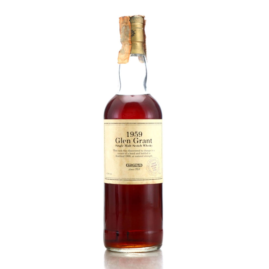Glen Grant 1959 Samaroli Sherry Cask