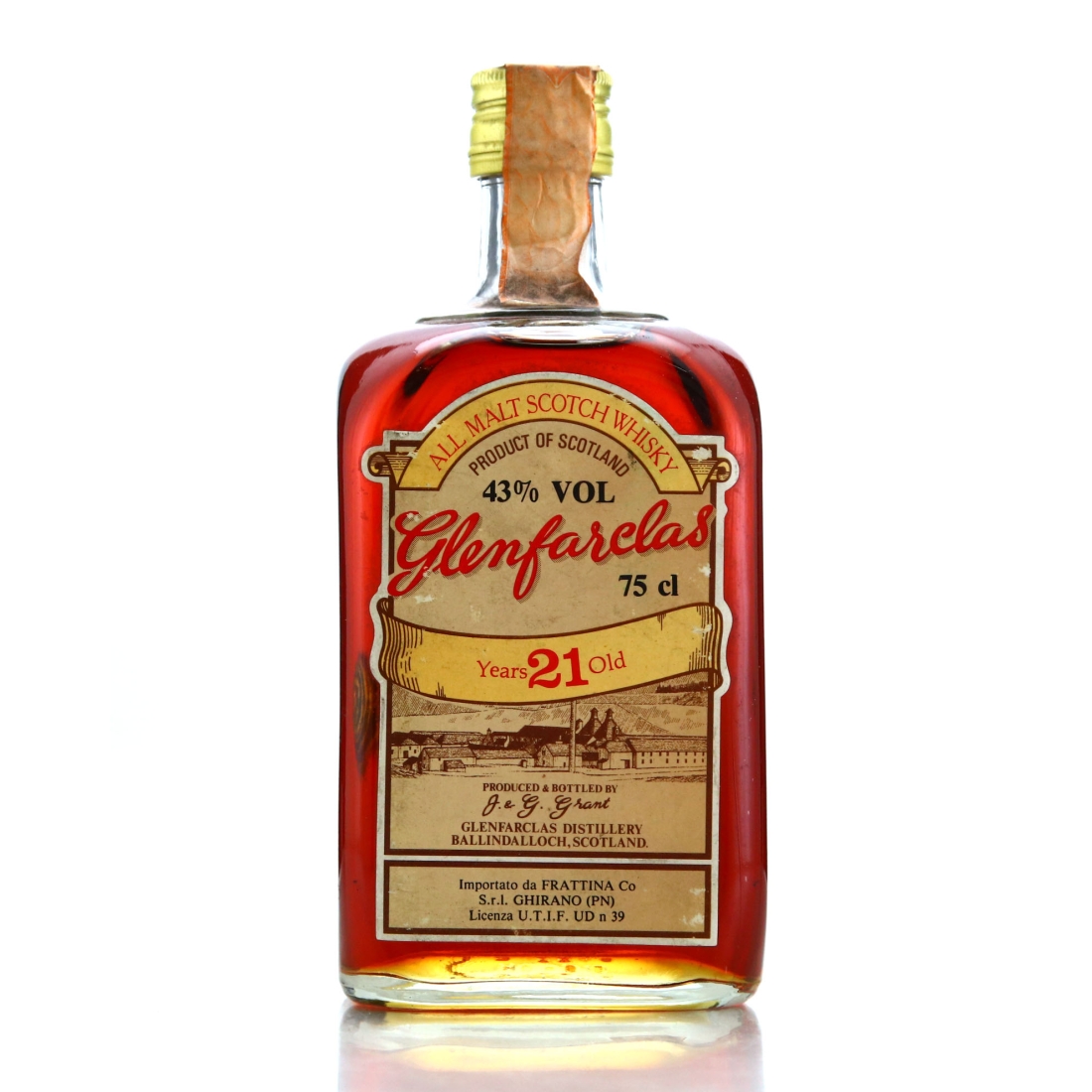 Glenfarclas 21 Year Old 1980s / Frattina Import
