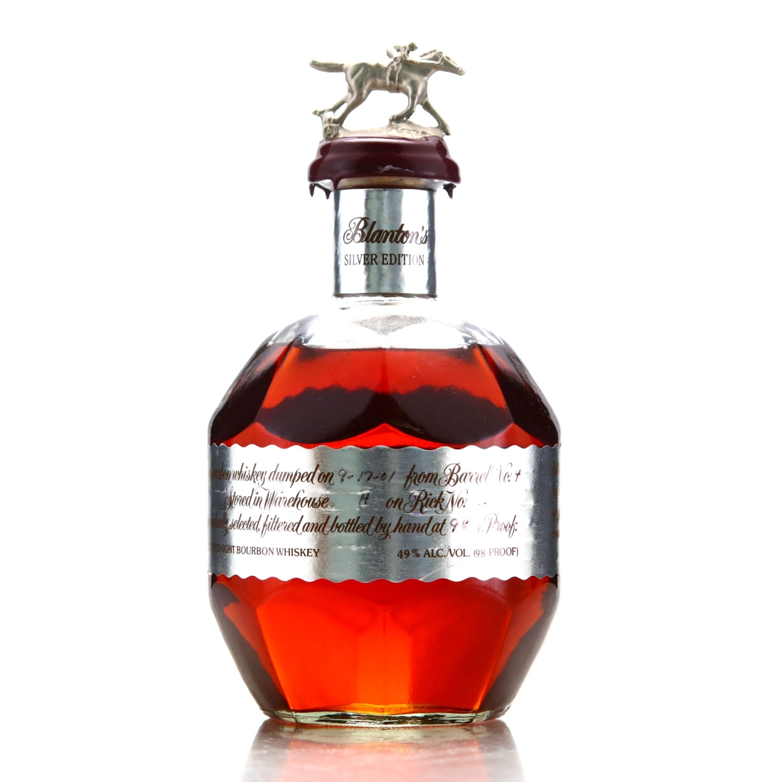 Blanton's Single Barrel Silver Edition dumped 2001