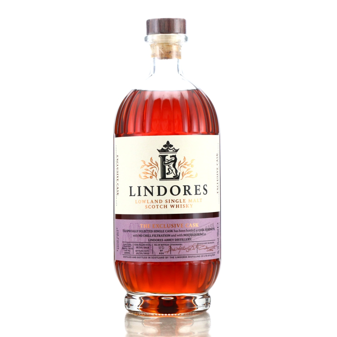 Lindores 2018 Single Oloroso Sherry Butt #180591 / Abbey Whisky