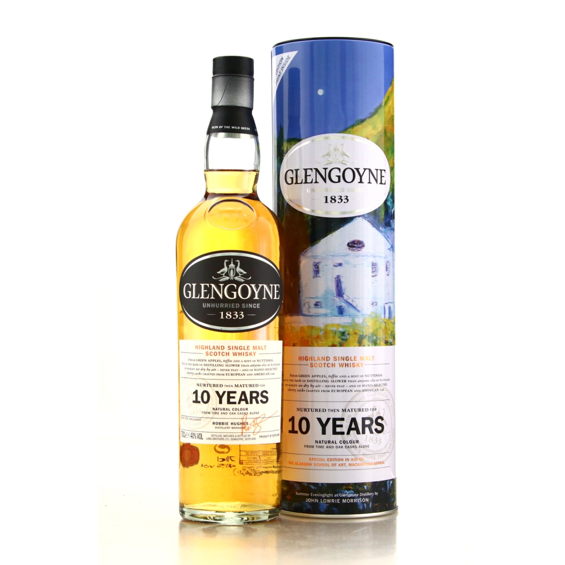 Glengoyne 10 Year Old Glasgow School of Art Mackintosh Appeal / Summer