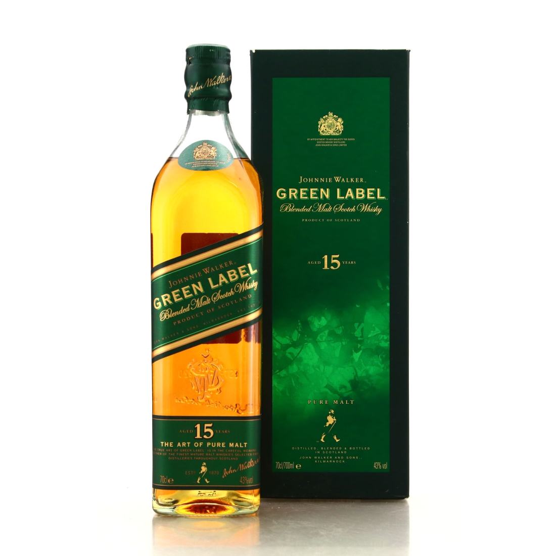 Johnnie Walker 15 Year Old Pure Malt / Green Label