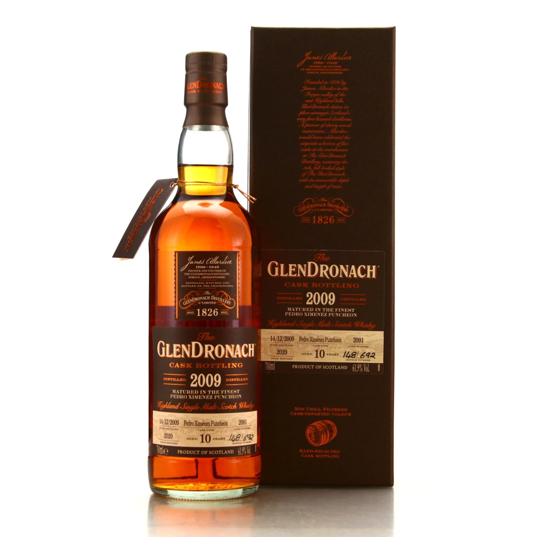 Glendronach 2009 Single PX Cask 10 Year Old #2091 / Batch 18