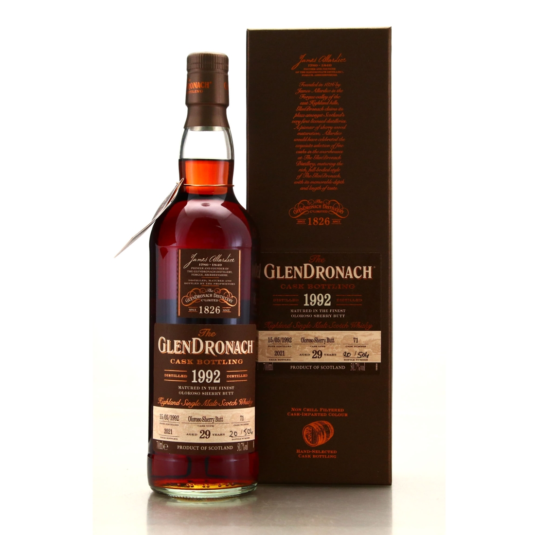 Glendronach 1992 Single Oloroso Cask 29 Year Old #71 / Batch 19