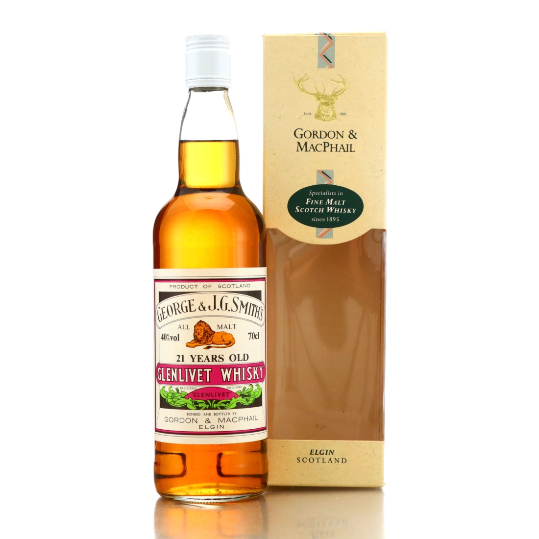 Glenlivet 21 Year Old Gordon and MacPhail