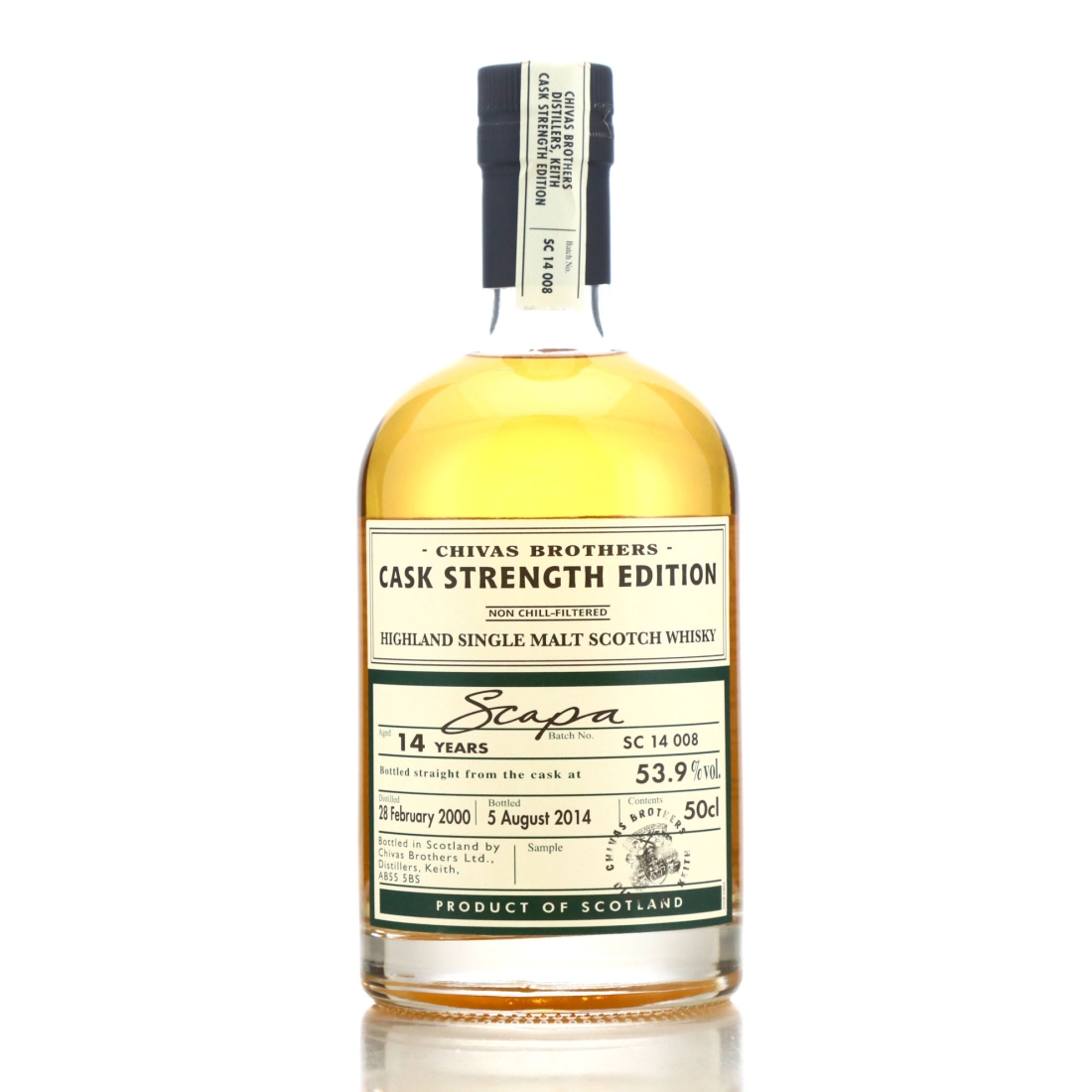 Scapa 2000 Cask Strength 14 Year Old Batch #8