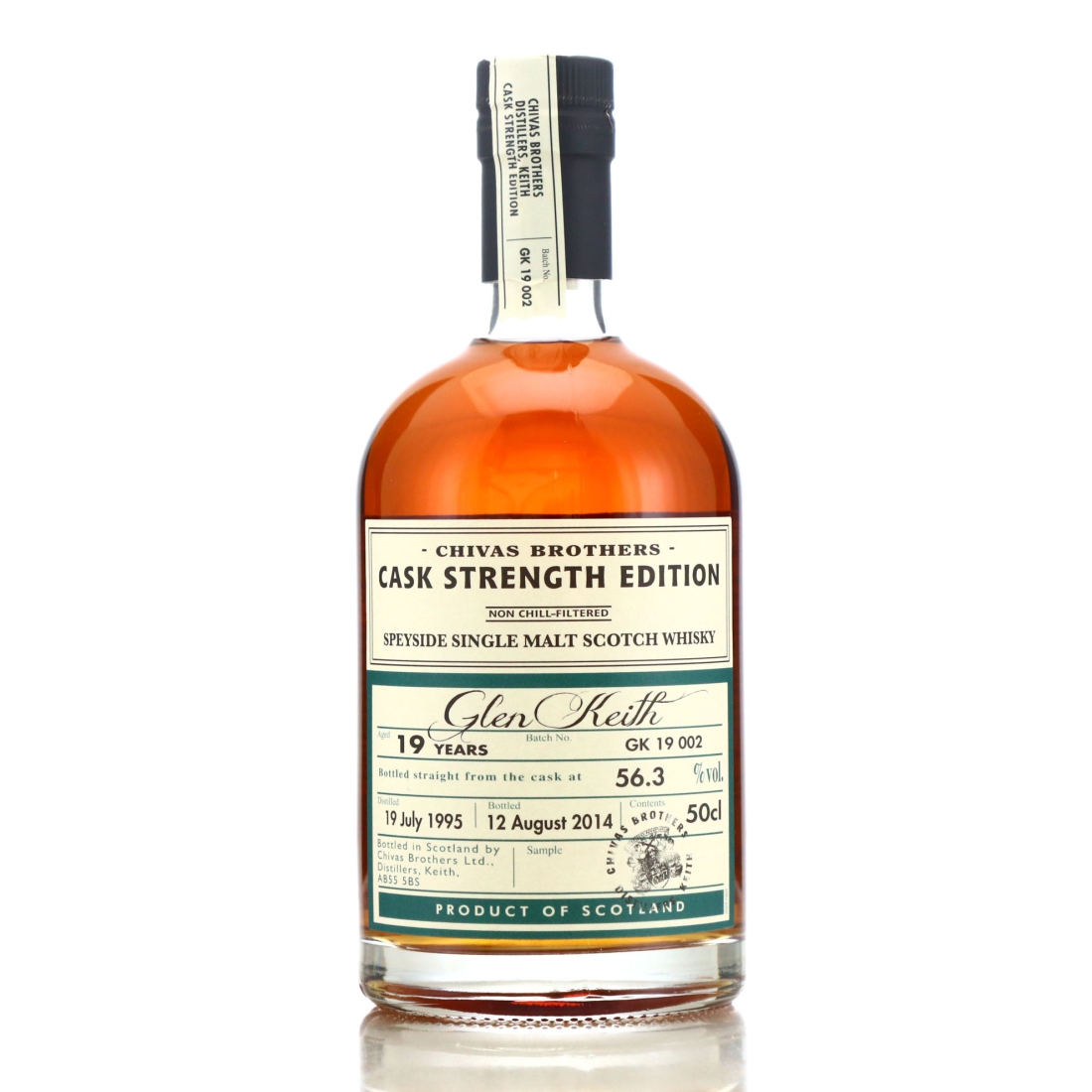 Glen Keith 1995 Cask Strength 19 Year Old Batch #2