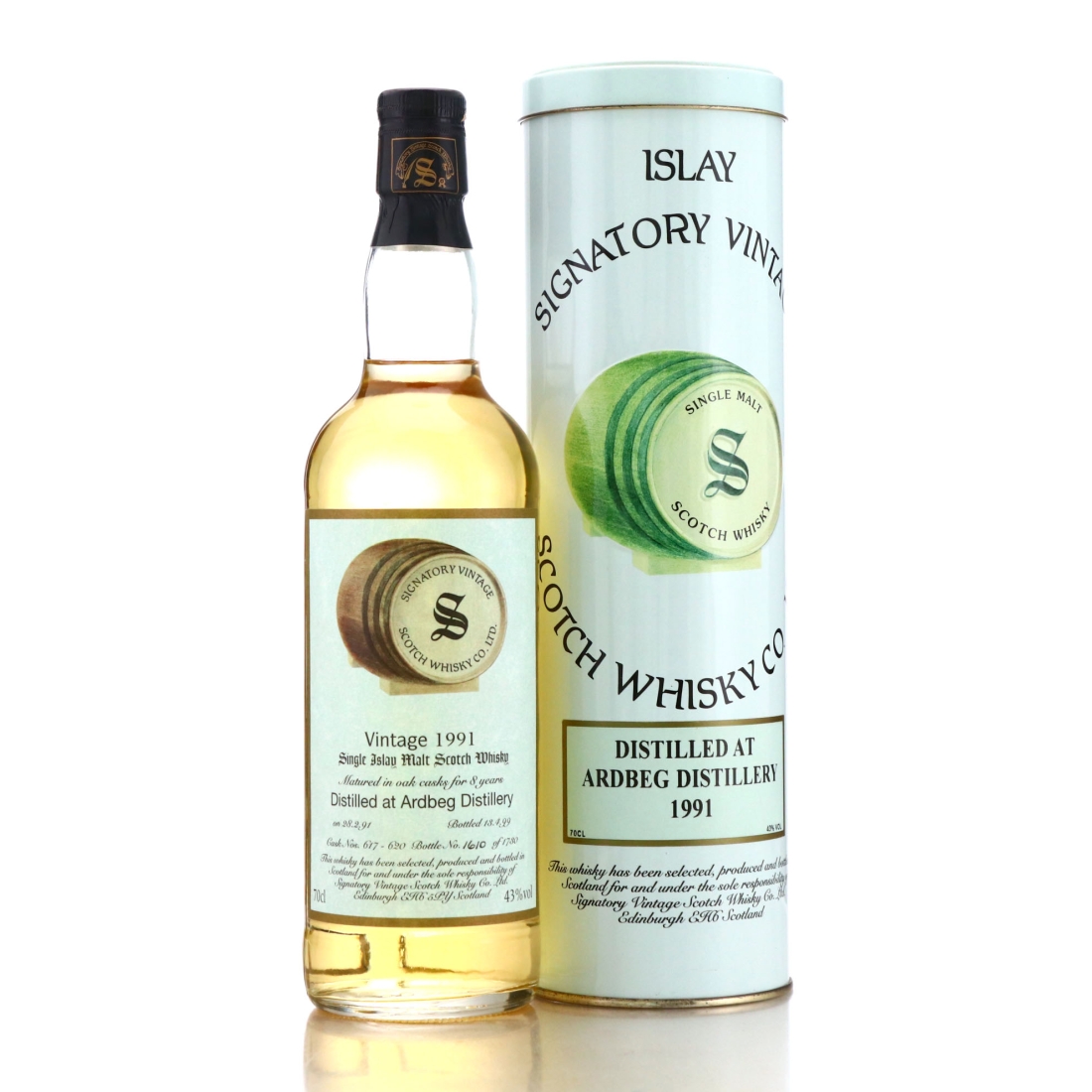 Ardbeg 1991 Signatory Vintage 8 Year Old