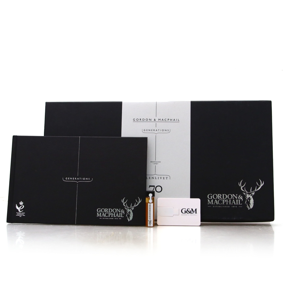 Glenlivet 1940 Gordon and MacPhail 70 Year Old Press Pack & Sample / Generations 2011