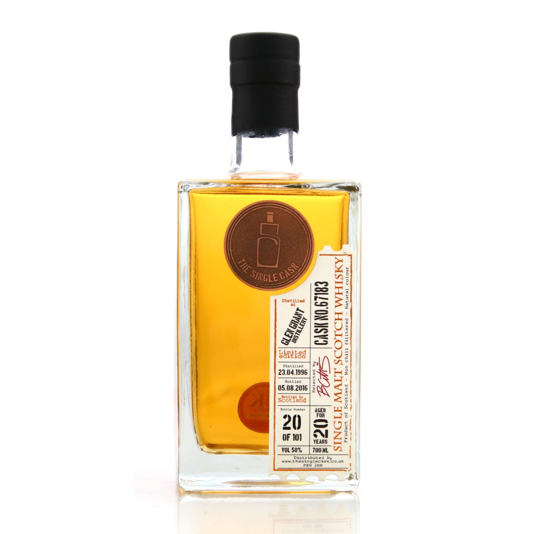 Glen Grant 1996 The Single Cask 20 Year Old