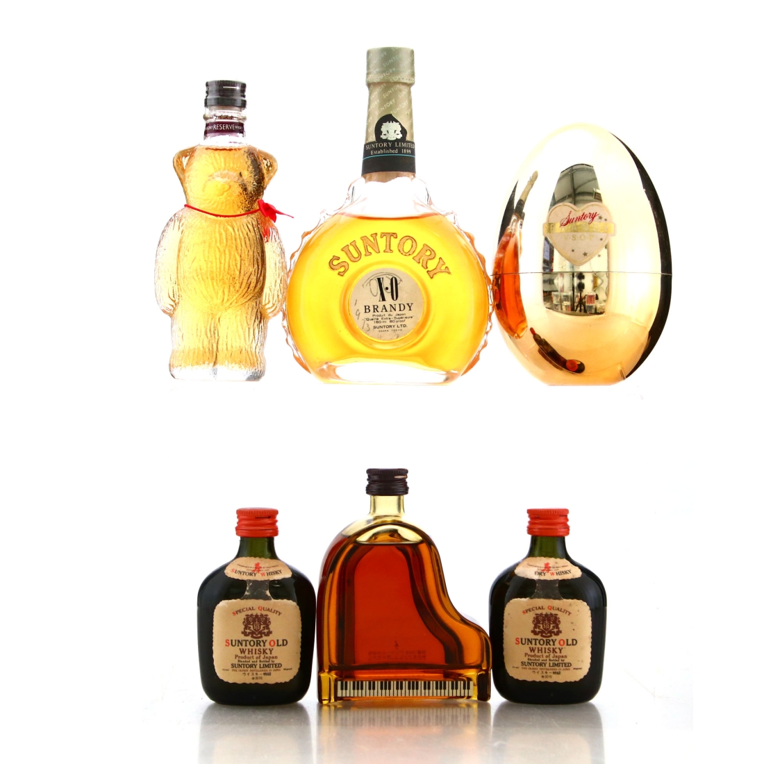 Suntory Whisky & Brandy Miniature x 6