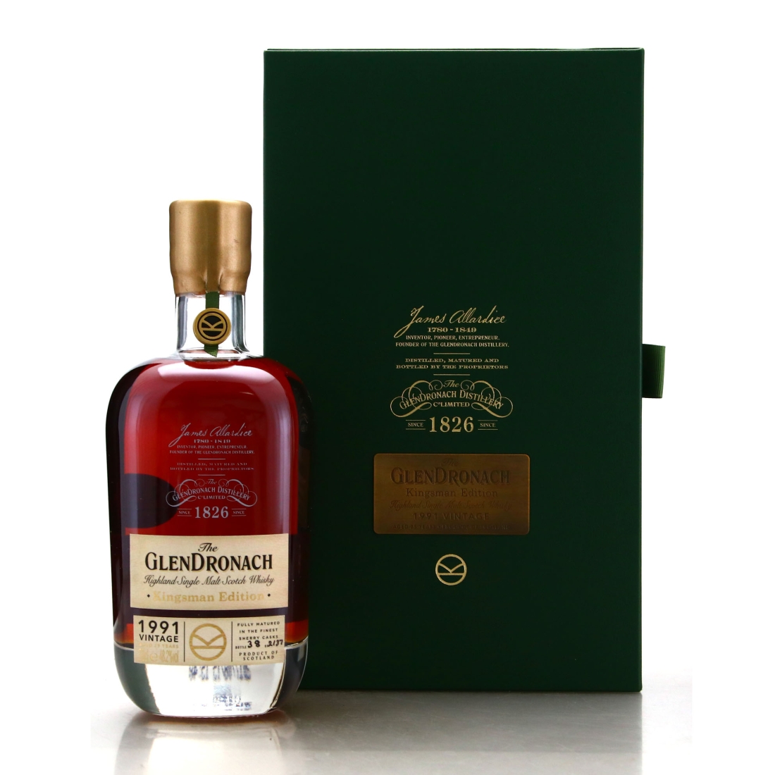 Glendronach 1991 Kingsman Edition 25 Year Old
