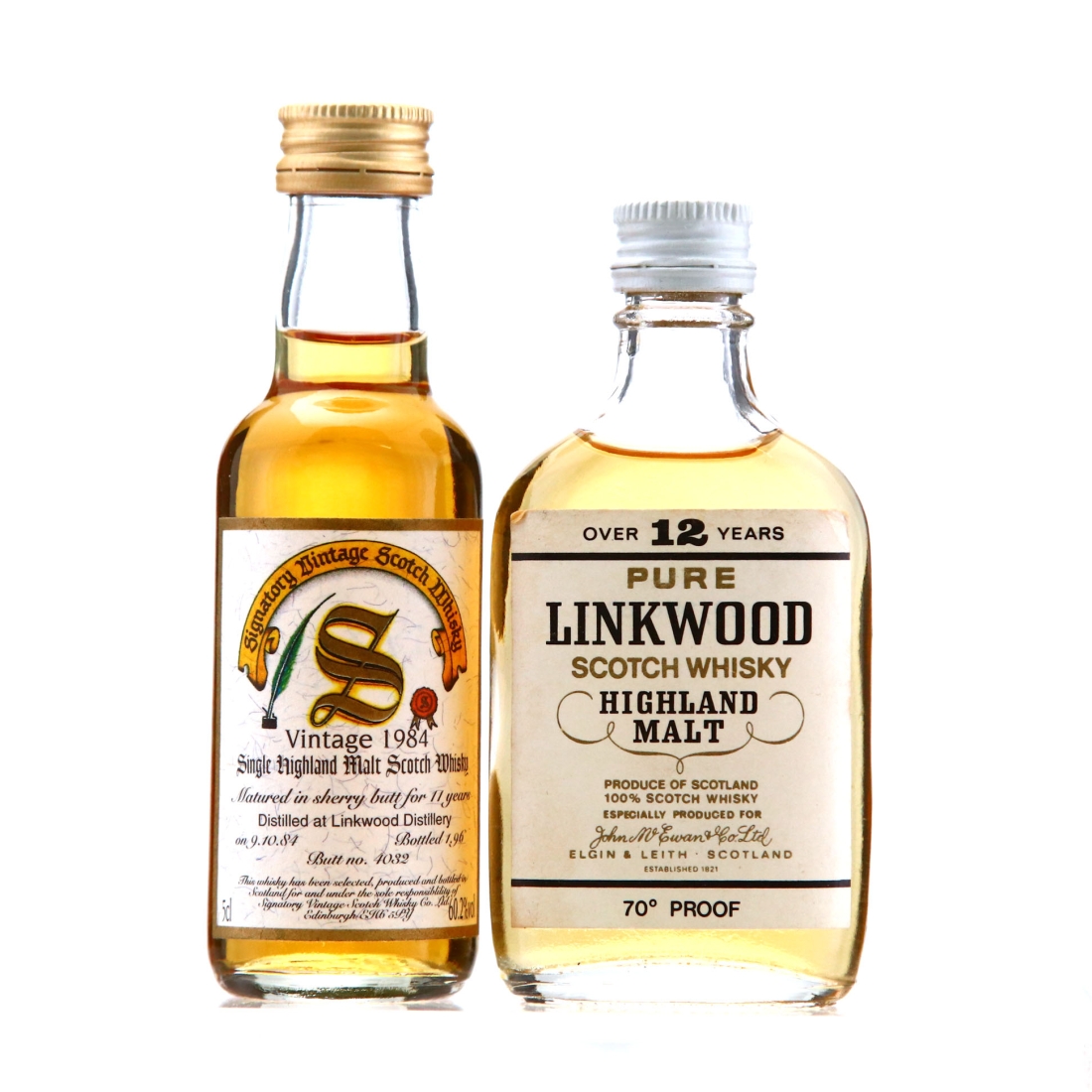 Linkwood Miniature x 2 