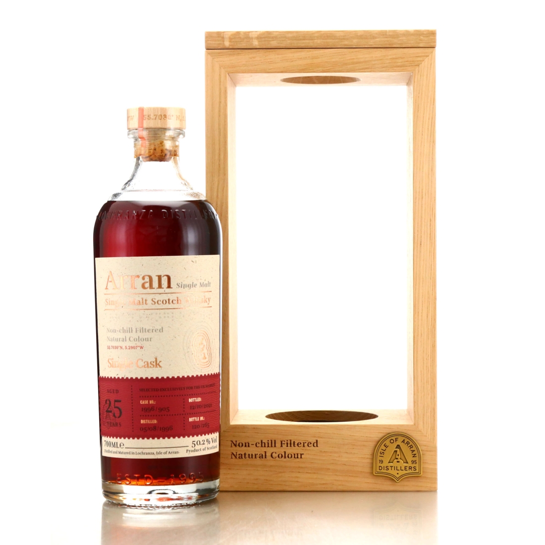 Arran 1996 Single Sherry Cask 25 Year Old #905 / UK