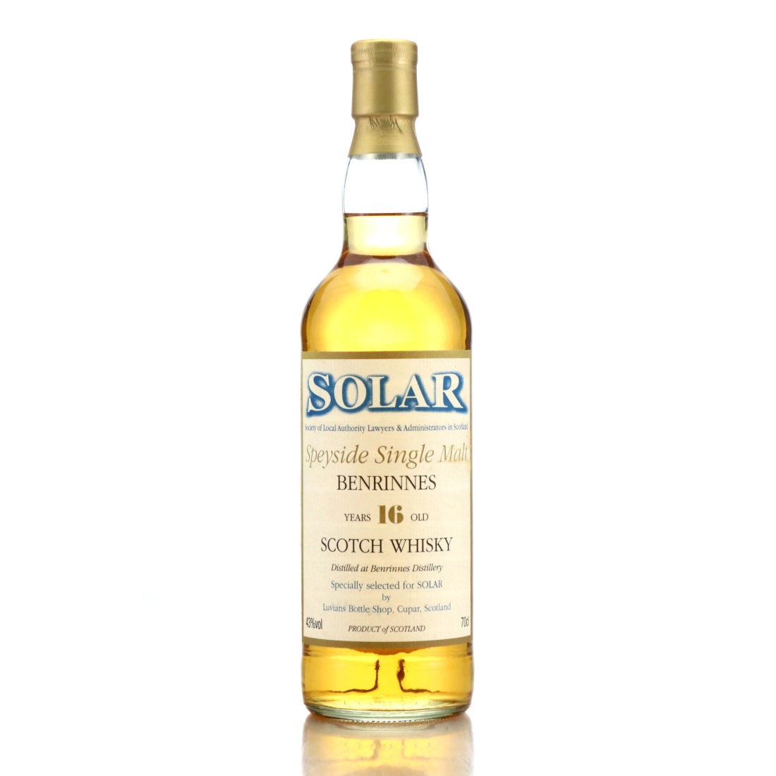 Benrinnes 16 Year Old Luvians / Solar