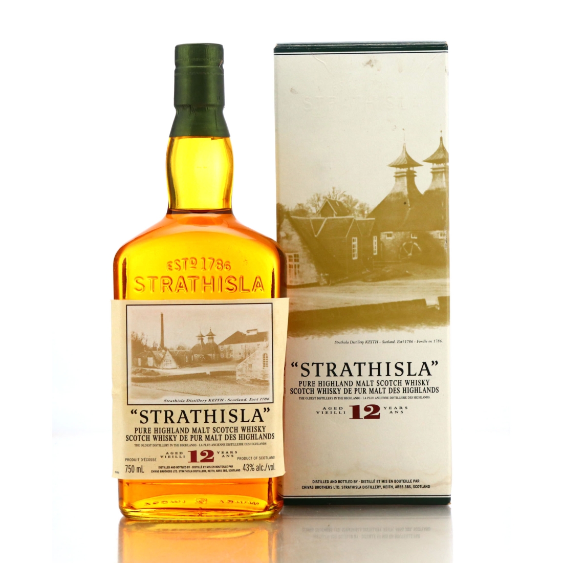 Strathisla 12 Year Old 75cl 1990s-00s / Canadian Import