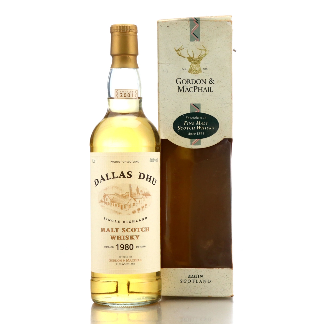 Dallas Dhu 1980 Gordon and MacPhail bottled 2001
