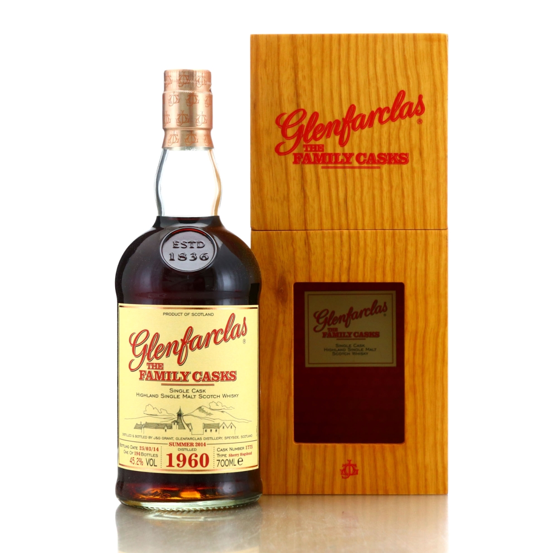 Glenfarclas 1960 Family Cask #1775 / Summer 2014