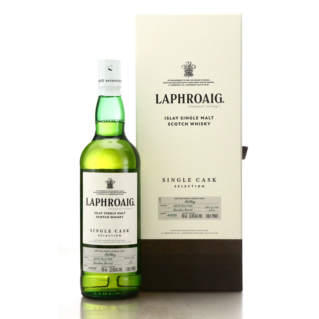 Laphroaig 2013 Single Bourbon Cask #0895 / Maltboy