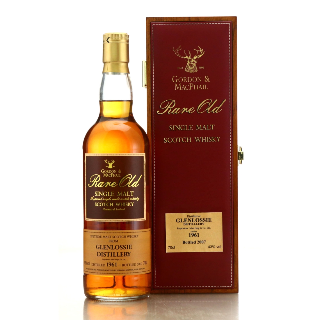 Glenlossie 1961 Gordon and MacPhail Rare Old