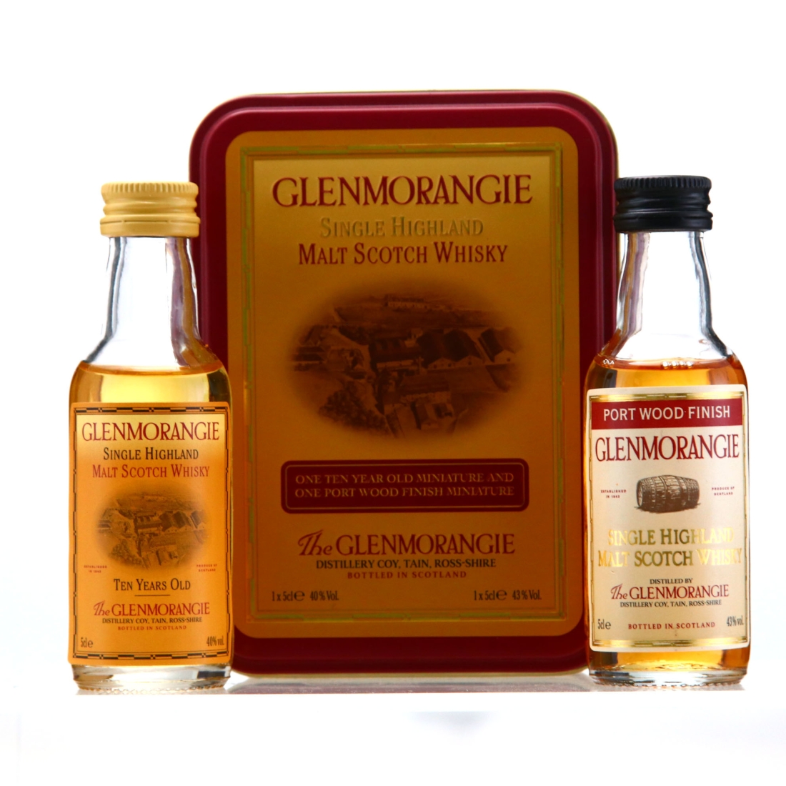 Glenmorangie 10 Year Old & Port Wood Miniature Gift Pack