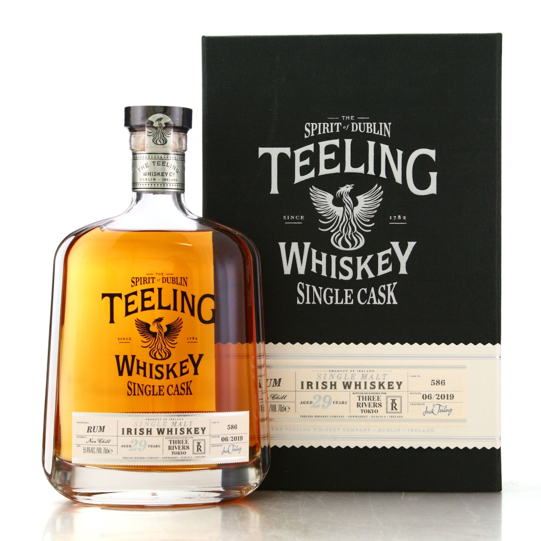 Teeling Whiskey 29 Year Old Single Rum Cask #586 / Three Rivers Tokyo