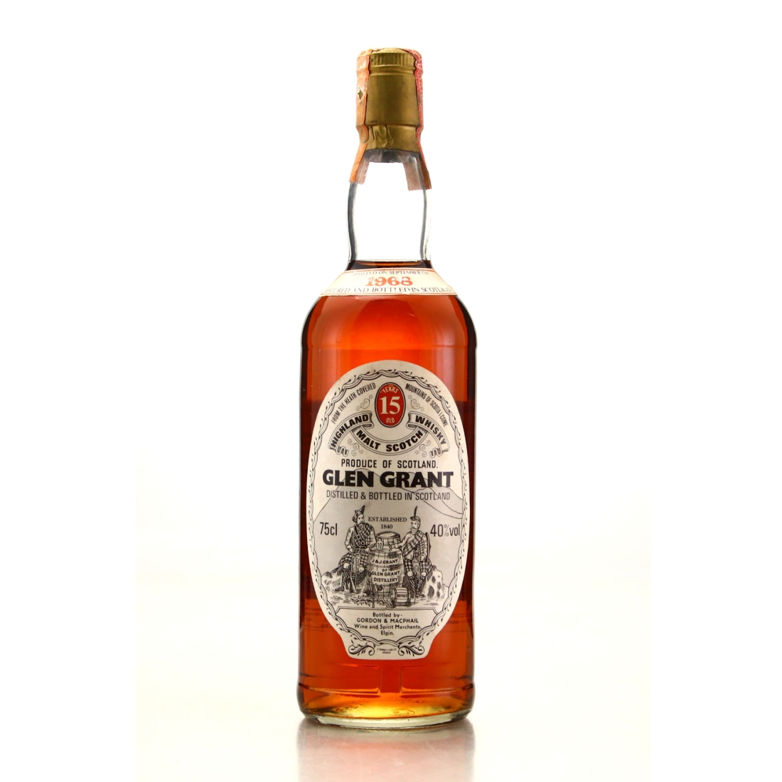 Glen Grant 1968 Gordon and MacPhail 15 Year Old / Intertrade Import