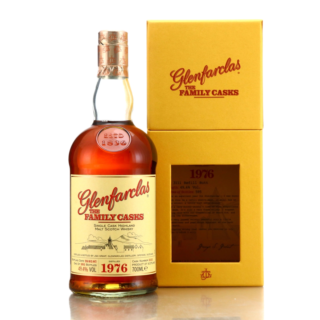 Glenfarclas 1976 Family Cask #3111 / Release I