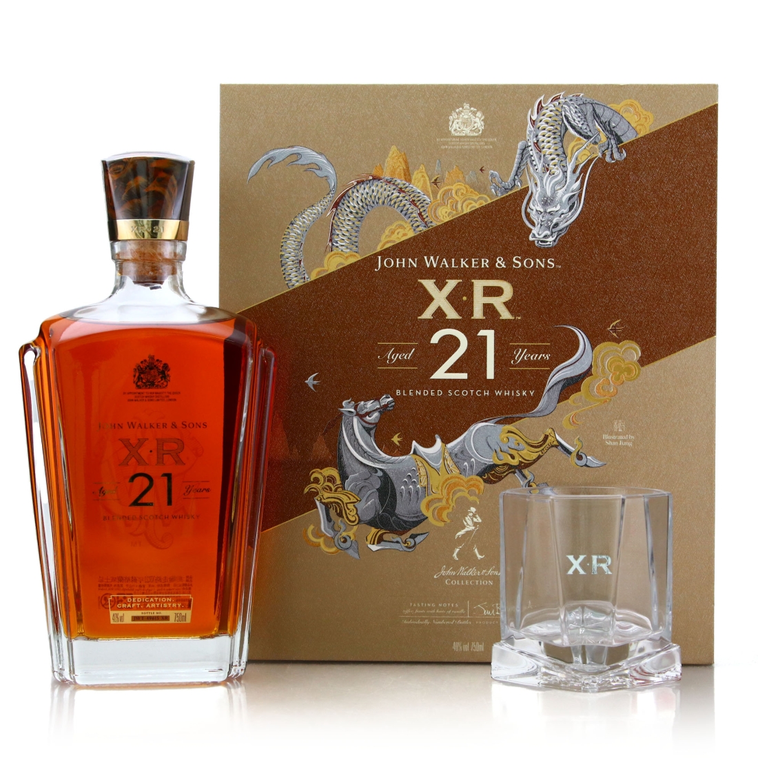 Johnnie Walker XR 21 Year Old Gift Pack 75cl