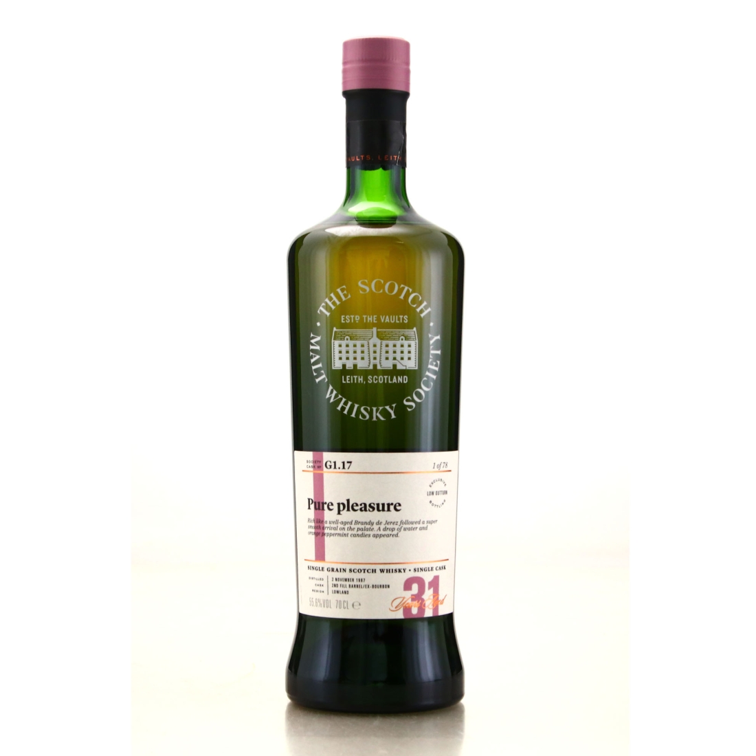 North British 1987 SMWS 31 Year Old G1.17 / Low Out-turn