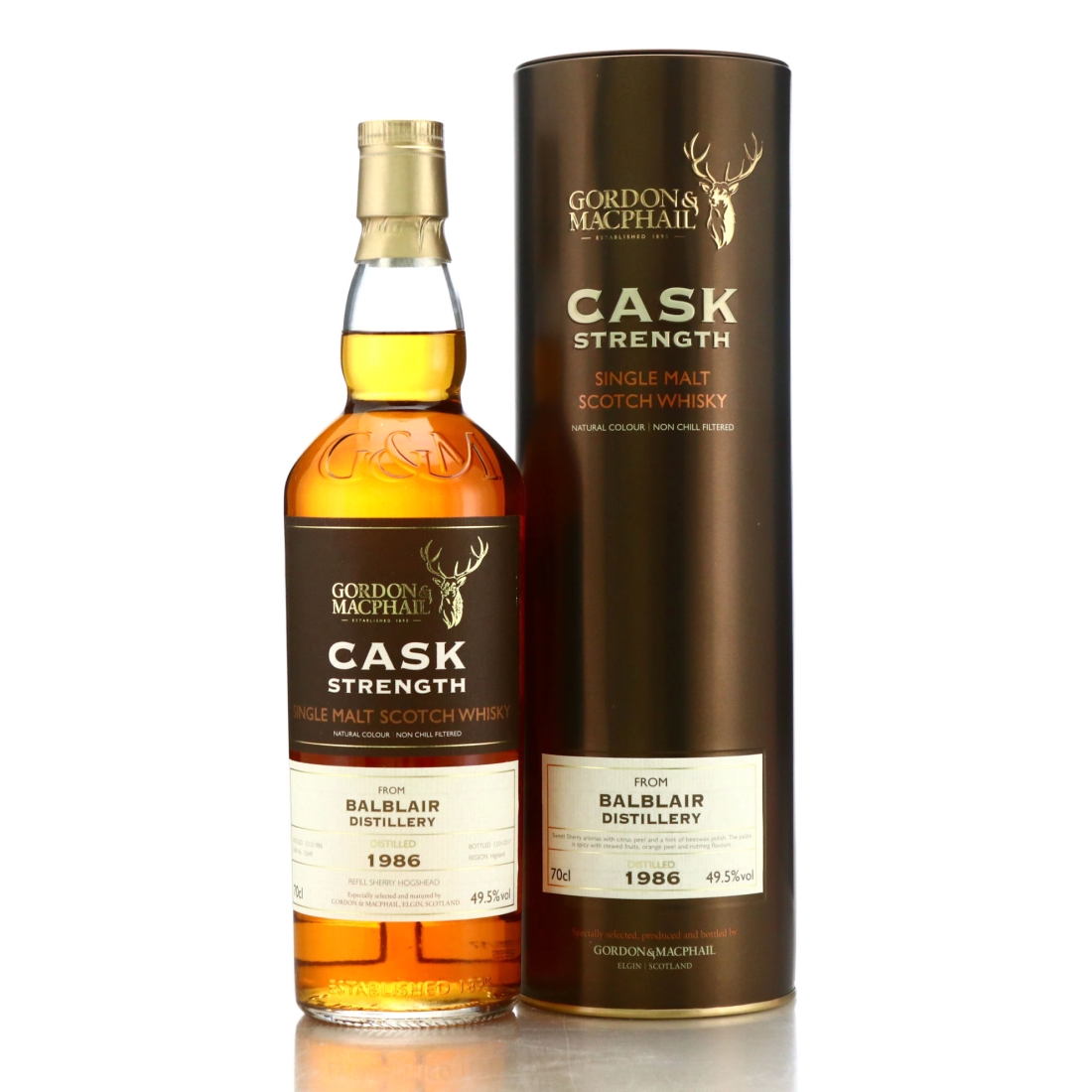 Balblair 1986 Gordon and MacPhail Cask Strength