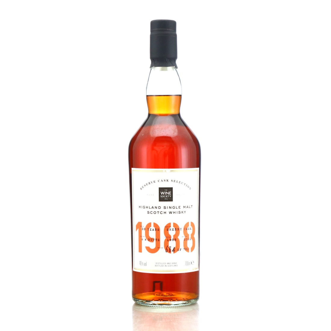 Highland Single Malt 1988 Wine Society 33 Year Old