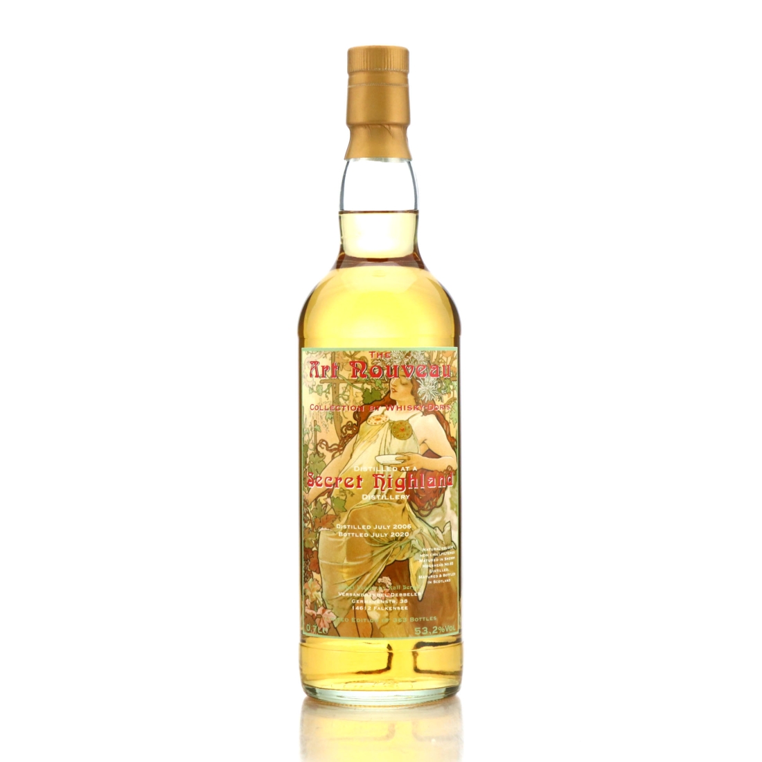 Highland Single Malt 2006 Whisky-Doris Art Nouveau