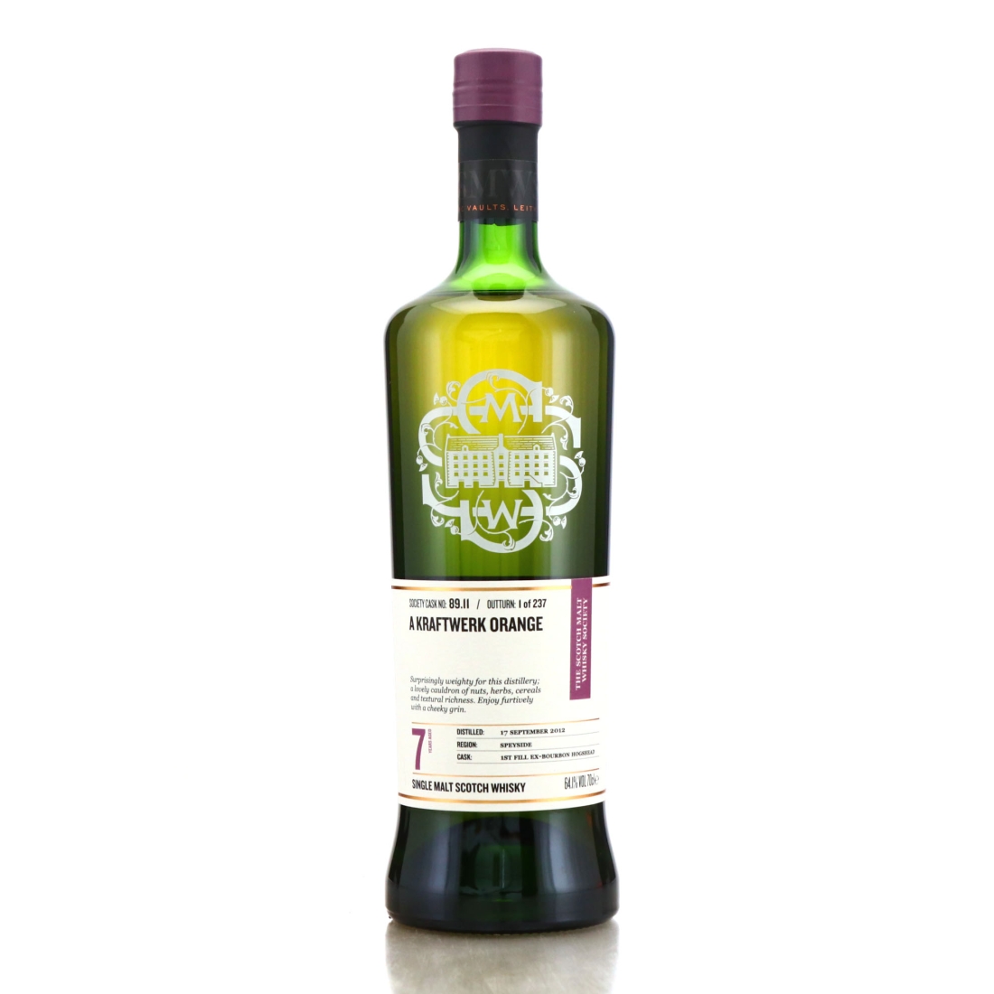 Tomintoul 2012 SMWS 7 Year Old 89.11