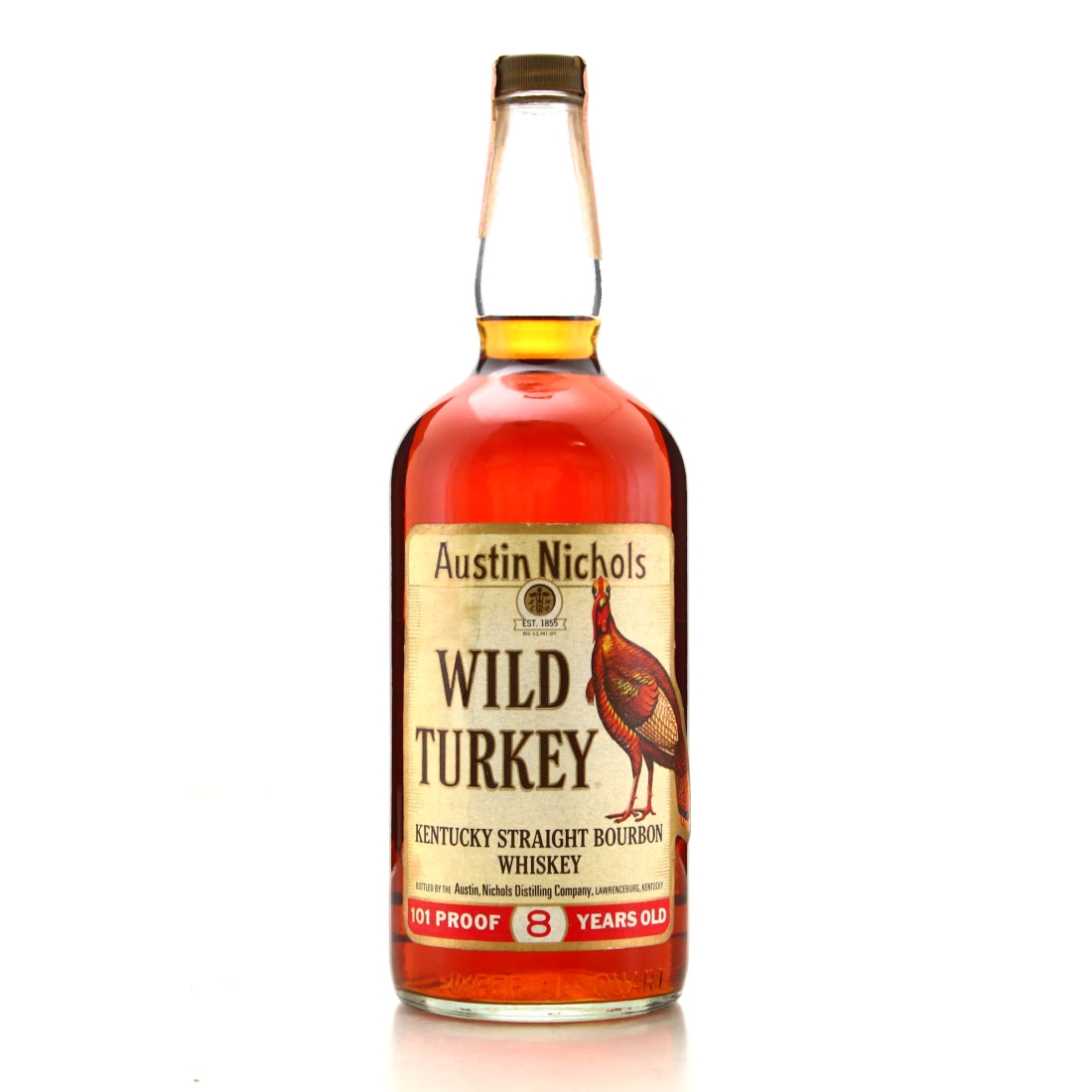 Wild Turkey 8 Year Old 101 Proof 1 Litre 1981