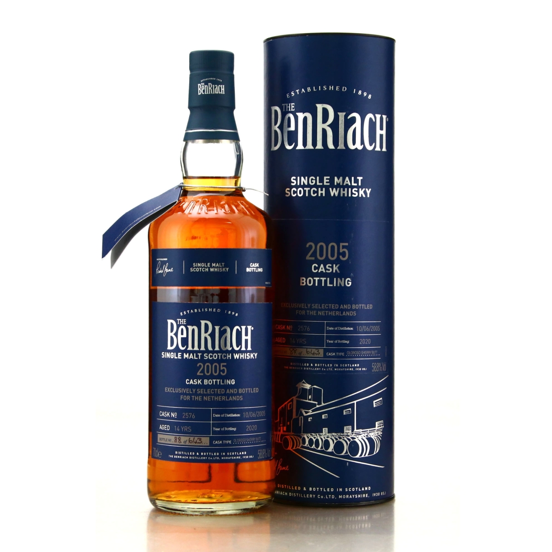 Benriach 2005 Single Oloroso Cask 14 Year Old #2576 / Netherlands