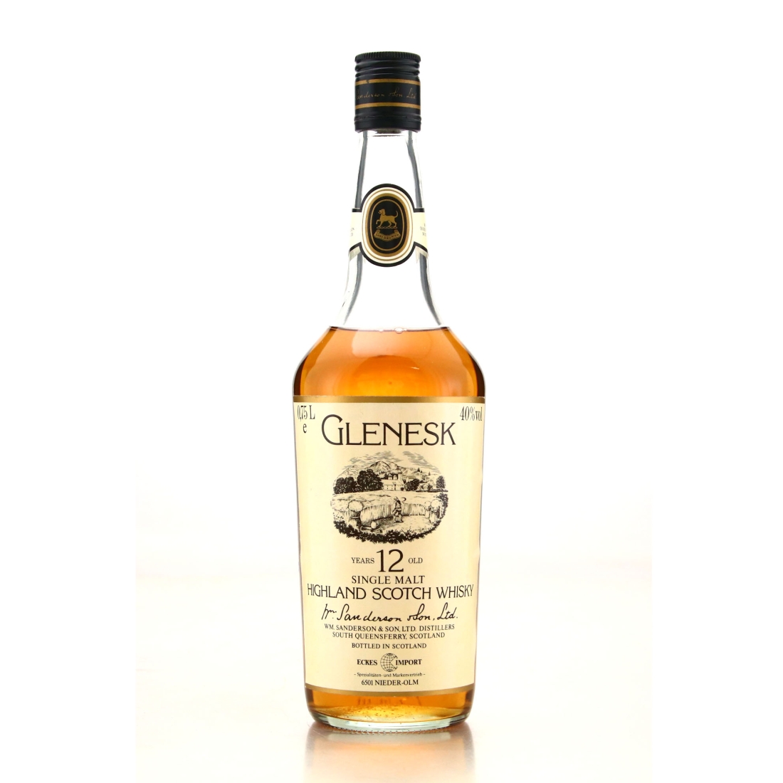Glenesk 12 Year Old Wm Sanderson 1980s / Eckes Import