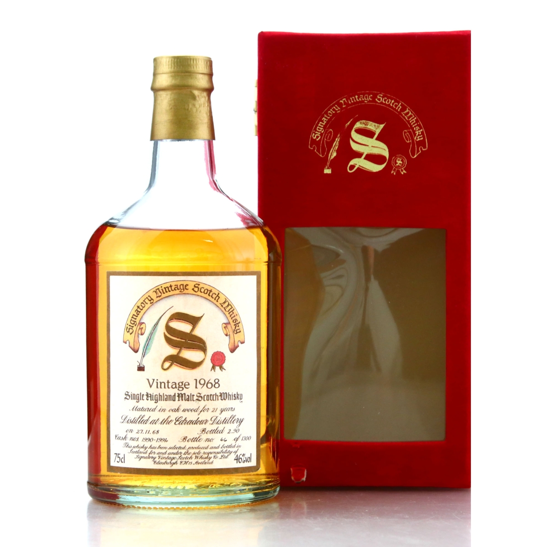 Edradour 1968 Signatory Vintage 21 Year Old