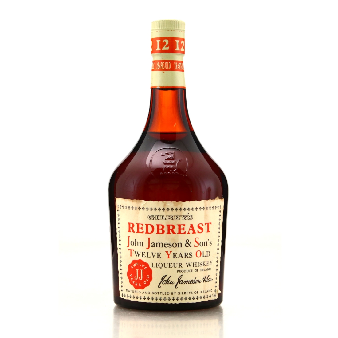John Jameson and Son's Redbreast 12 Year Old 1968 / Gilbey's