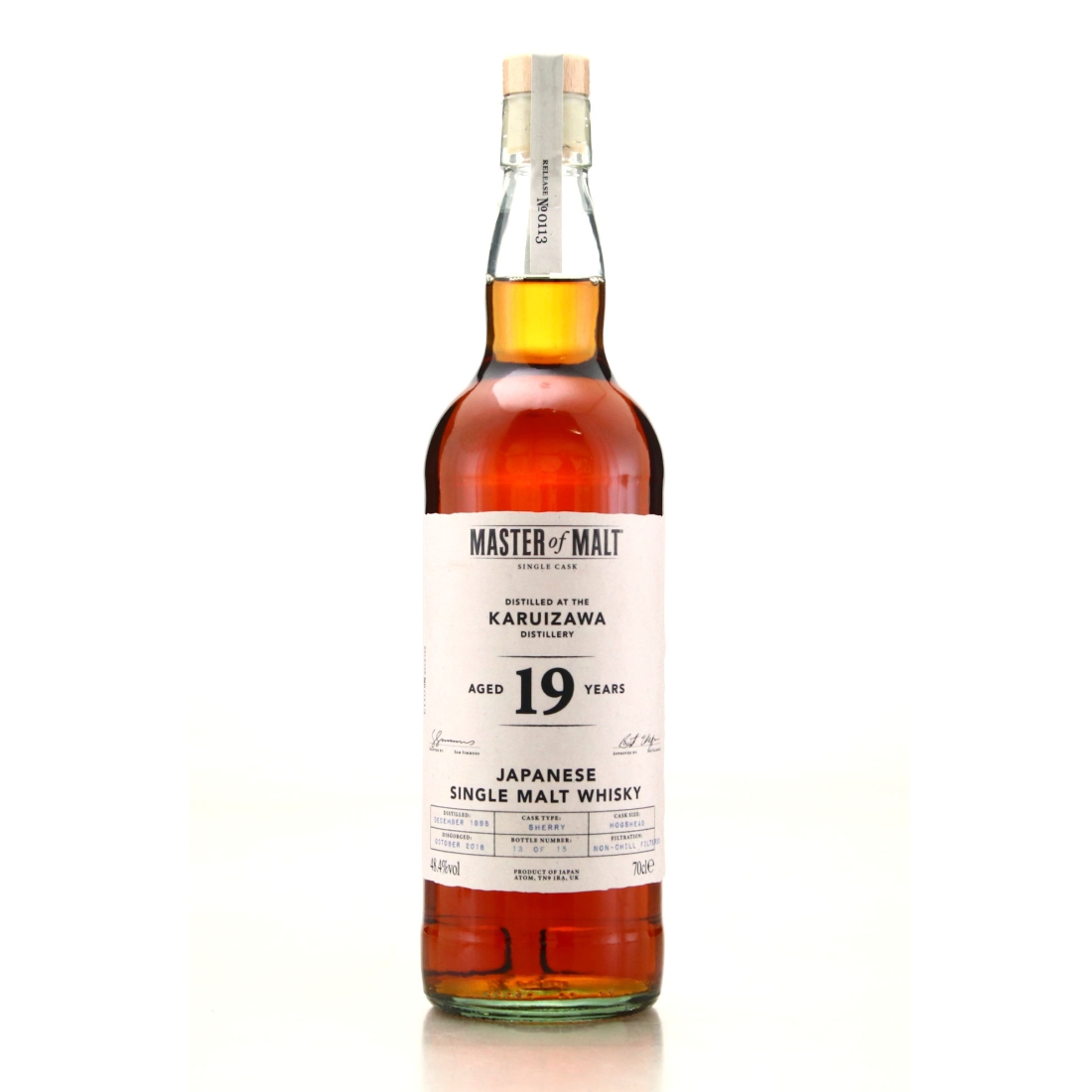 Karuizawa 1998 Master of Malt 19 Year Old
