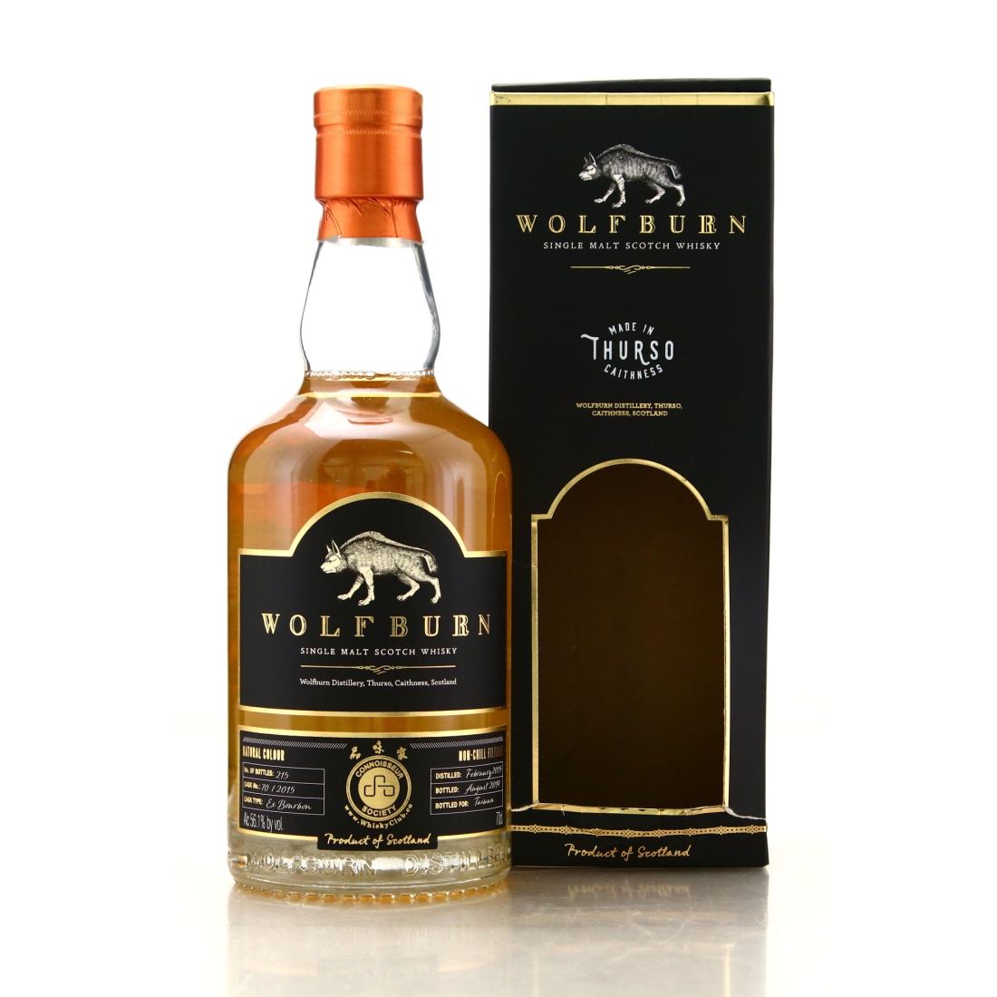 Wolfburn 2015 Single Cask #70 / Connoisseur Society